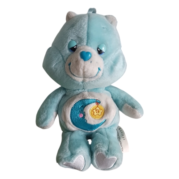 Vintage Care Bears Bedtime Sleepy Moon Star 2002 Blue - Picture 1 of 4